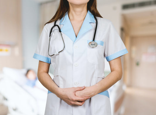 Nurse in her nursing uniform