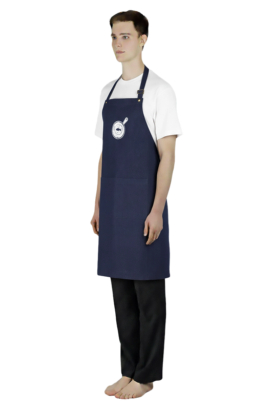 Denim Bib Apron with Custom Logo Printing