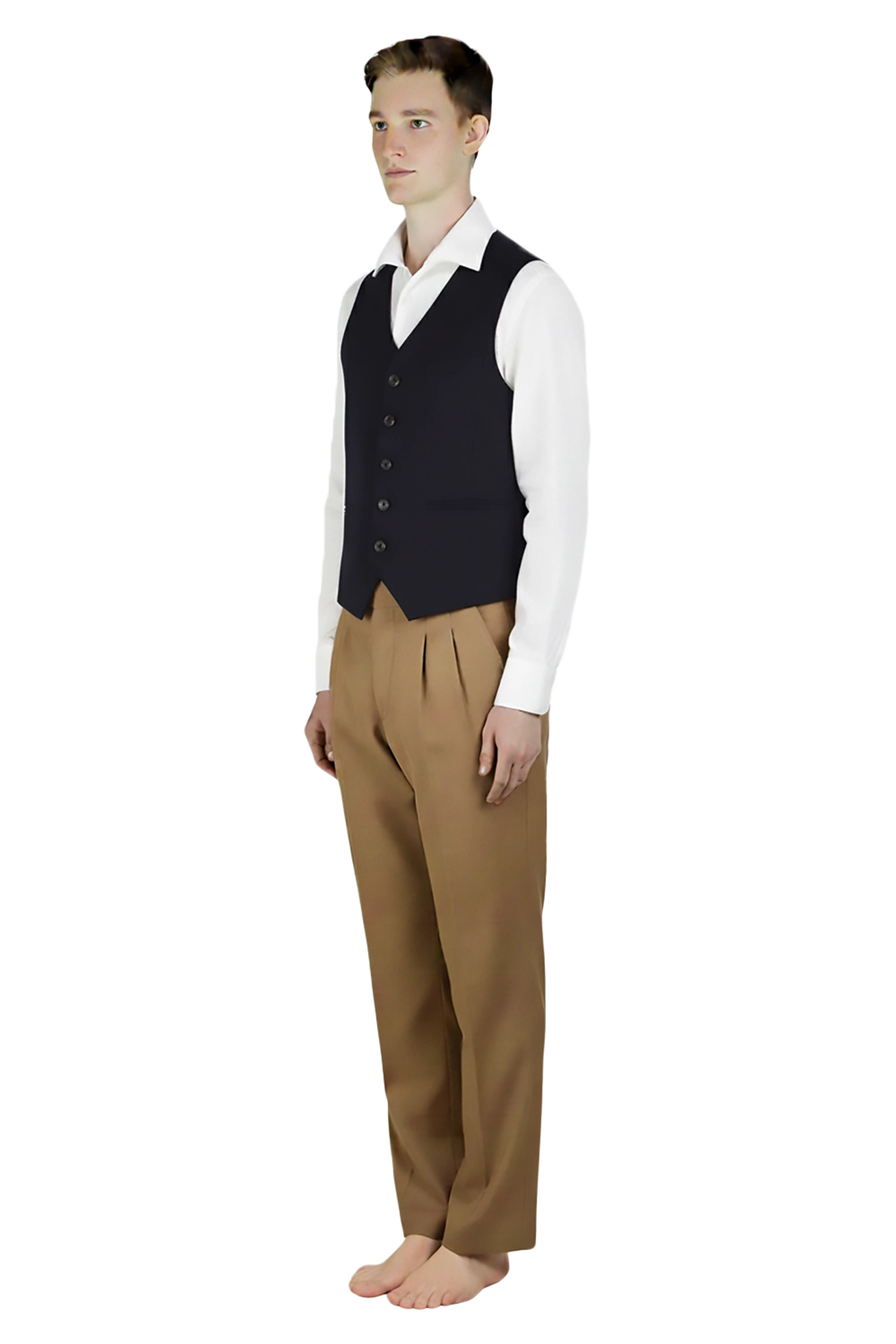 Mens Classic Navy Vest Uniform