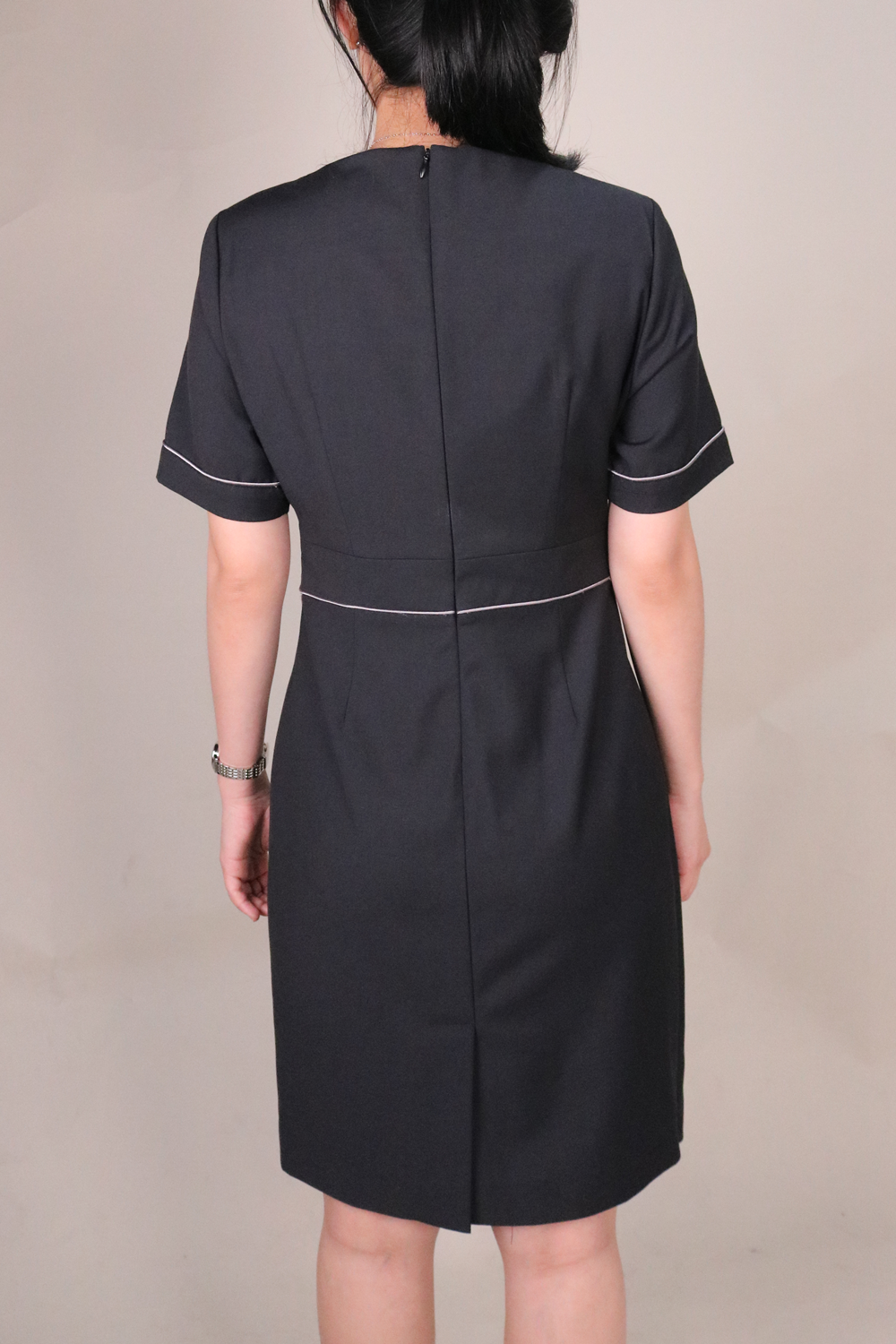 Minimalist Wrap Pencil Dress