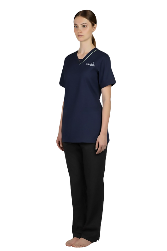 Scrub Top with Trims