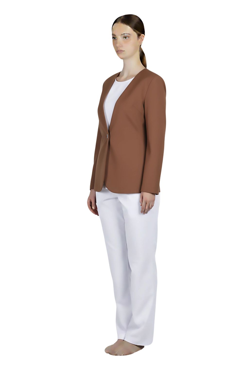 Single Button Blazer Suit