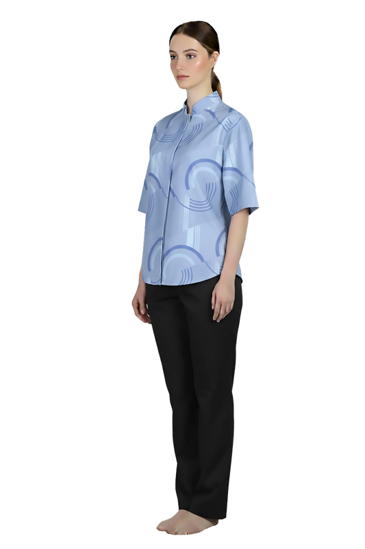 3/4 Slit Sleeve Blouse