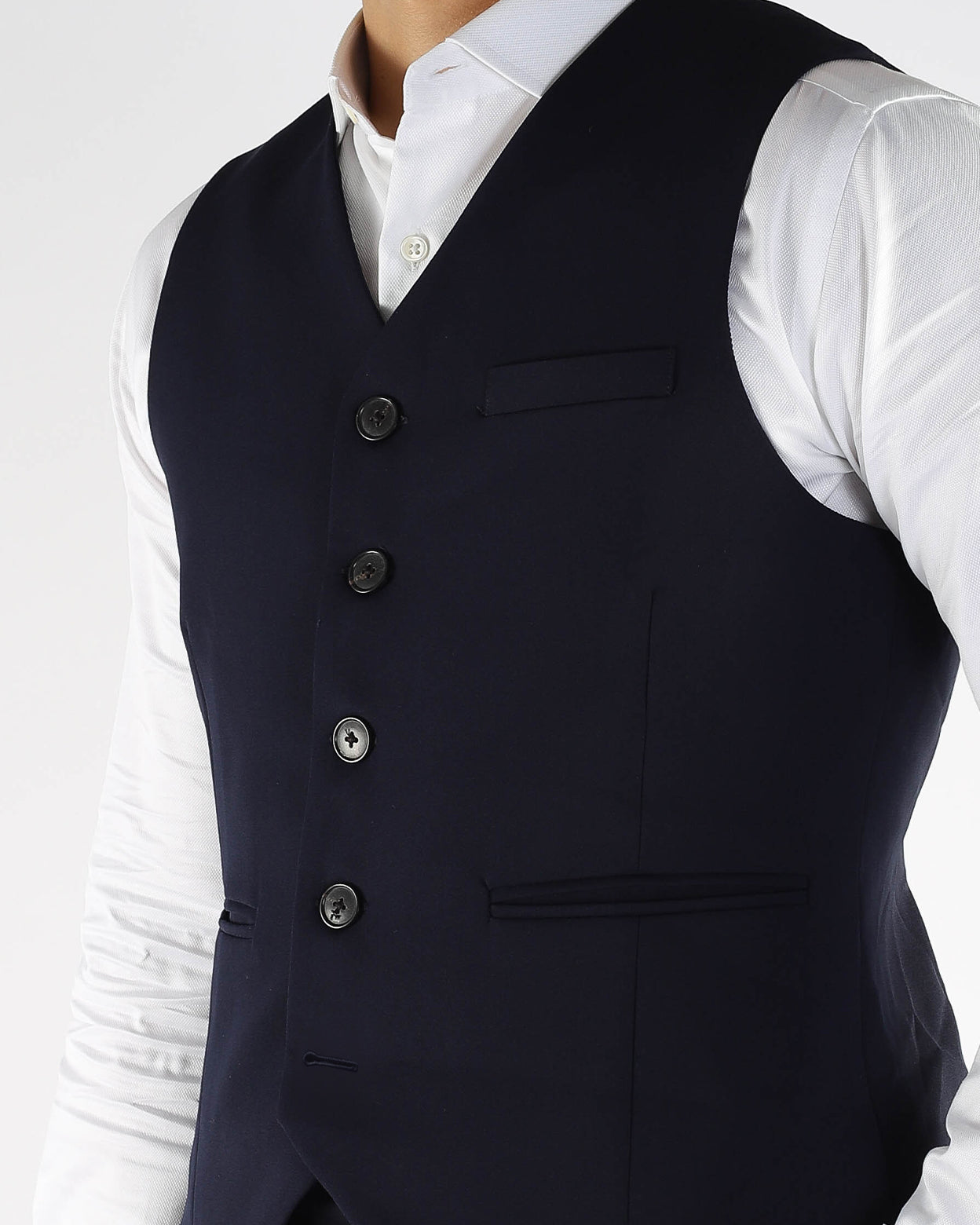 Mens Classic Navy Vest Uniform
