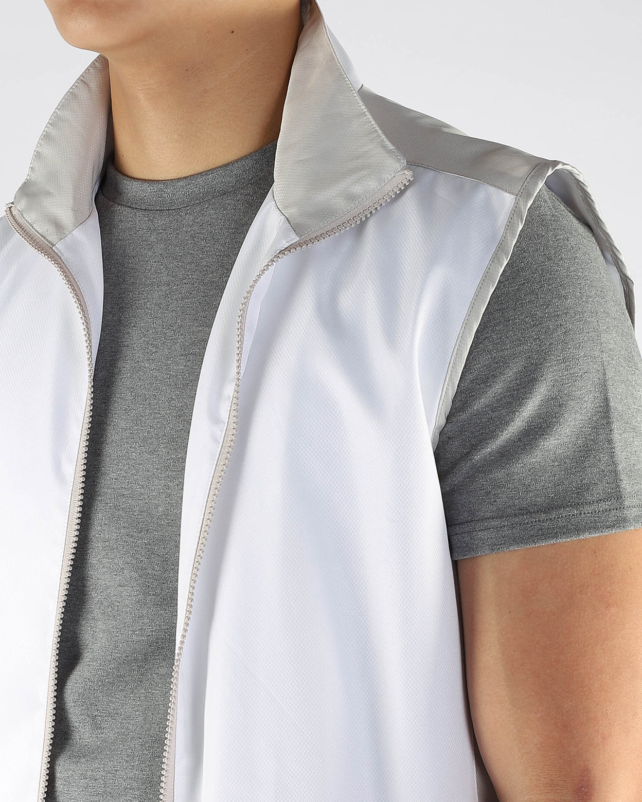 White Vest Lightweight Gilet Uniform