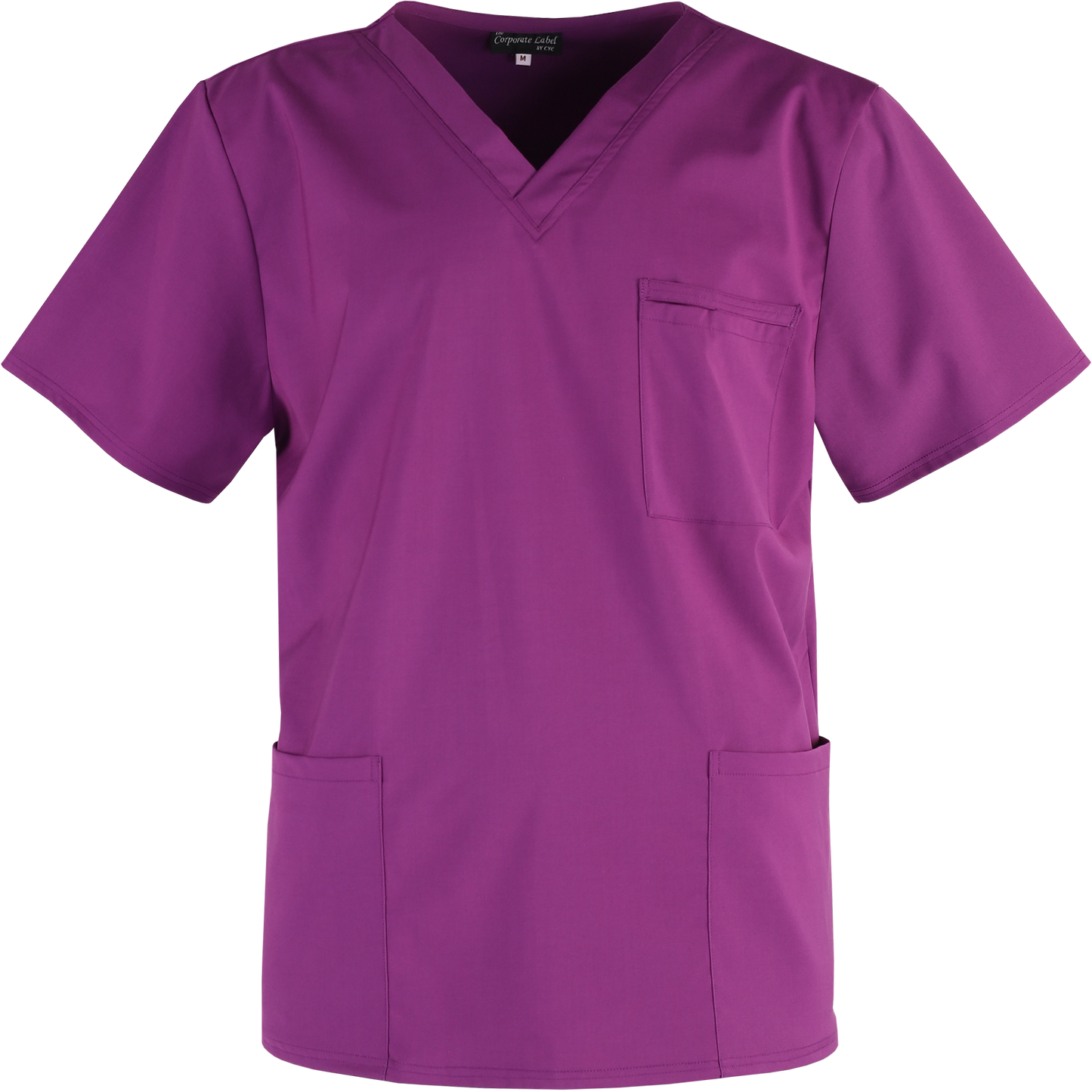 Purple Medical Staff Scrub Top — Hospital amd Clinic Uniforms by CYC