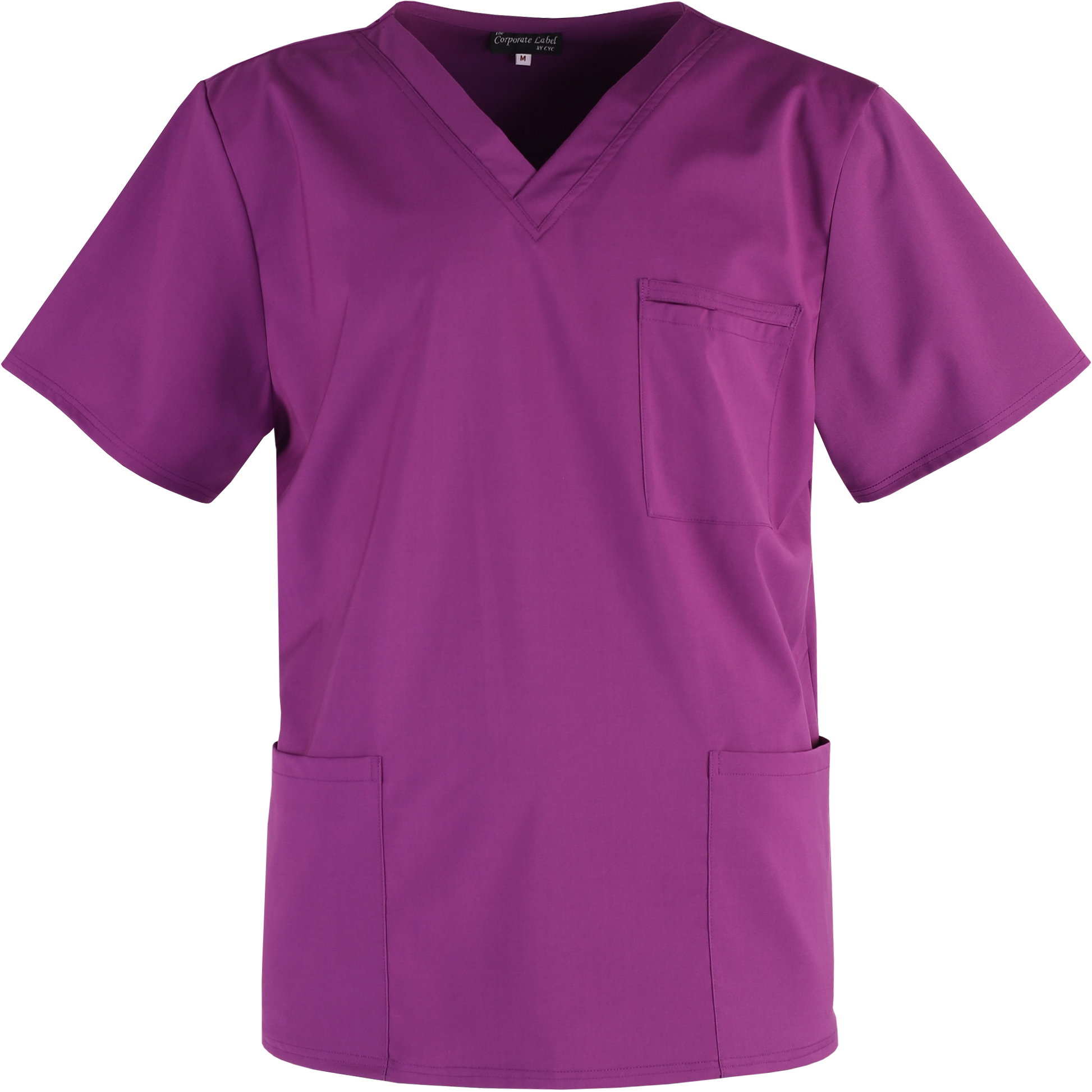 Purple Medical Staff Scrub Top — Hospital amd Clinic Uniforms by CYC