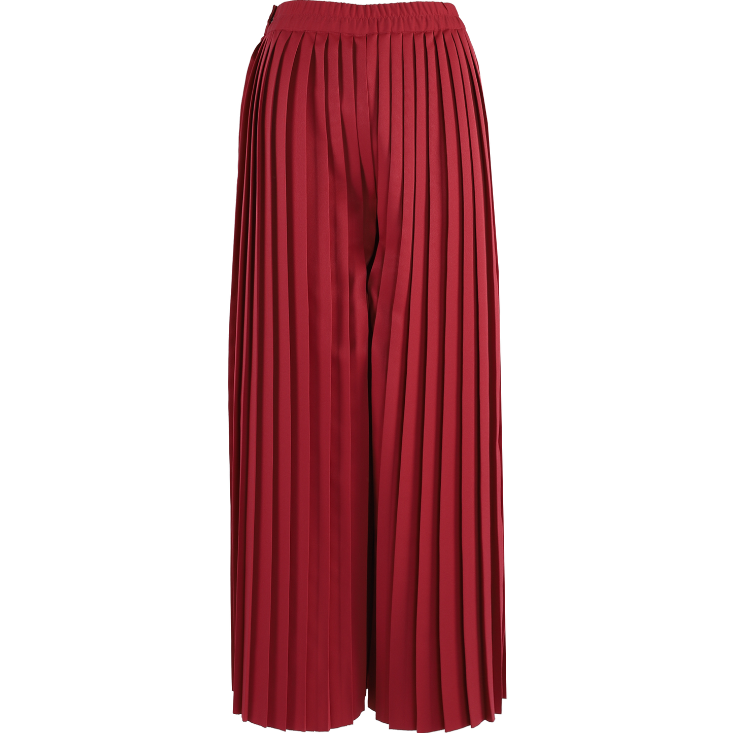 Red Pleated Palazzo Pants for Female Frontline Associate — Uniforms by CYC Corporate Label