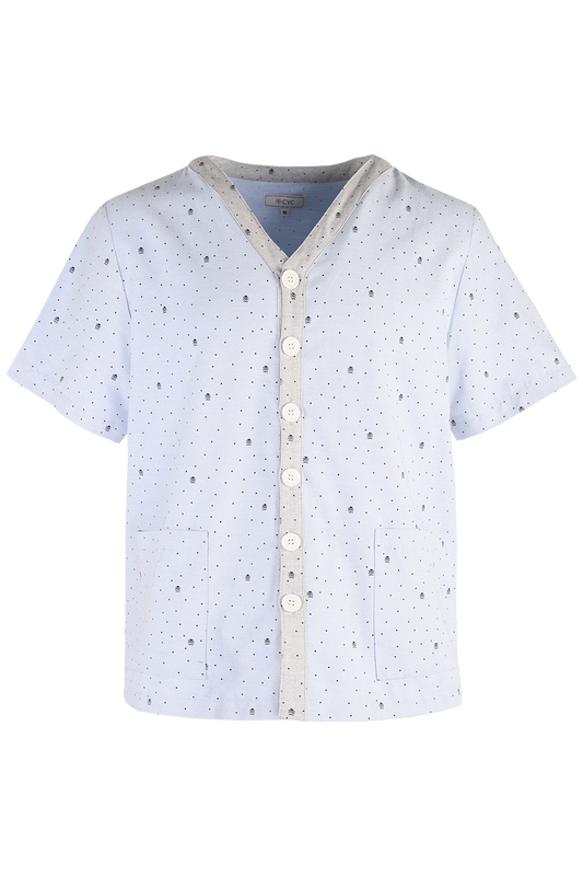 Hospital, Nursing Homes - Blue Inpatient Pyjama Shirt