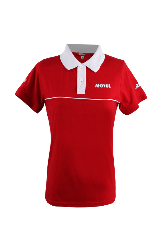 Red Ladies Polo Tee Uniform