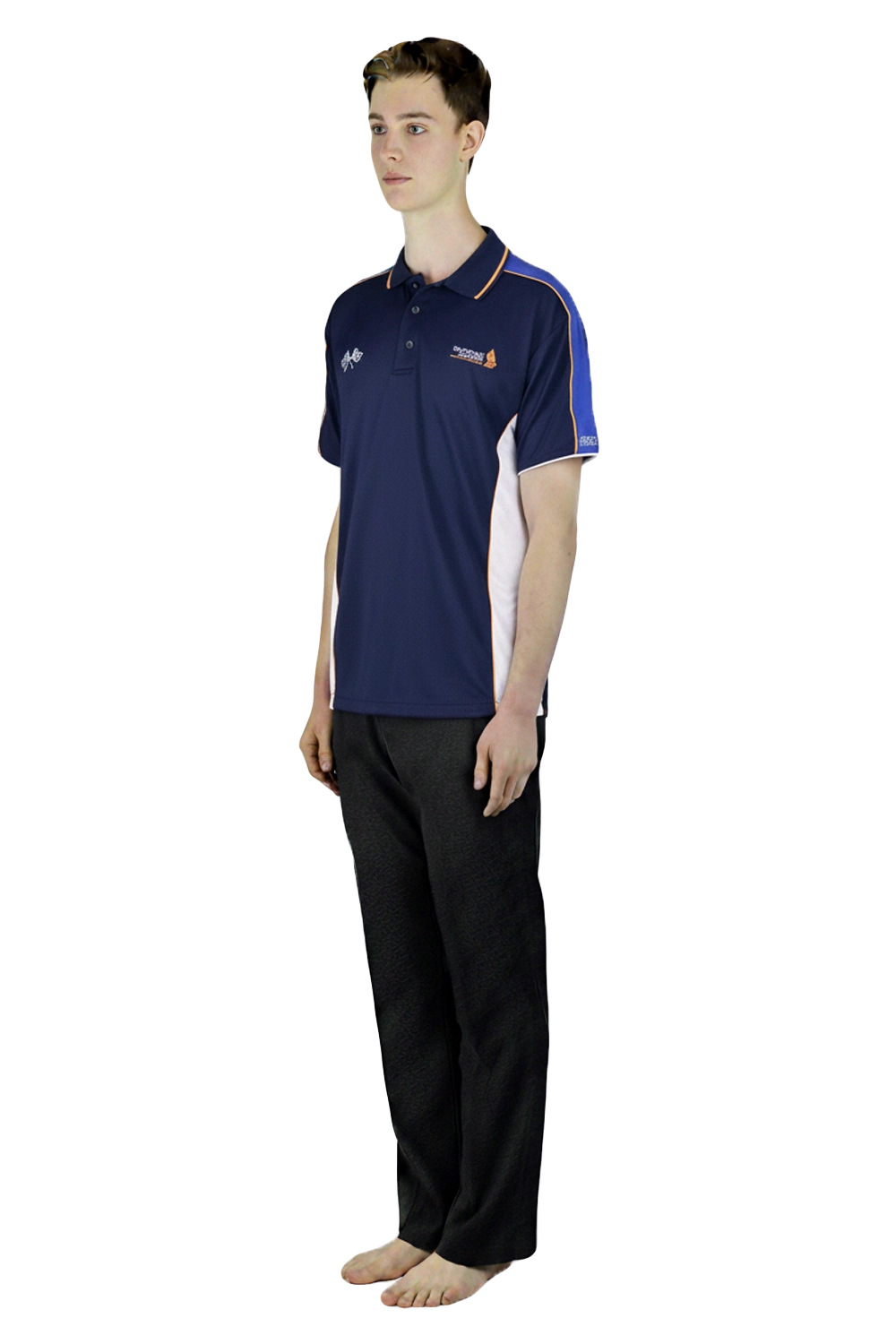Customised Embroidery Navy Polo Shirt