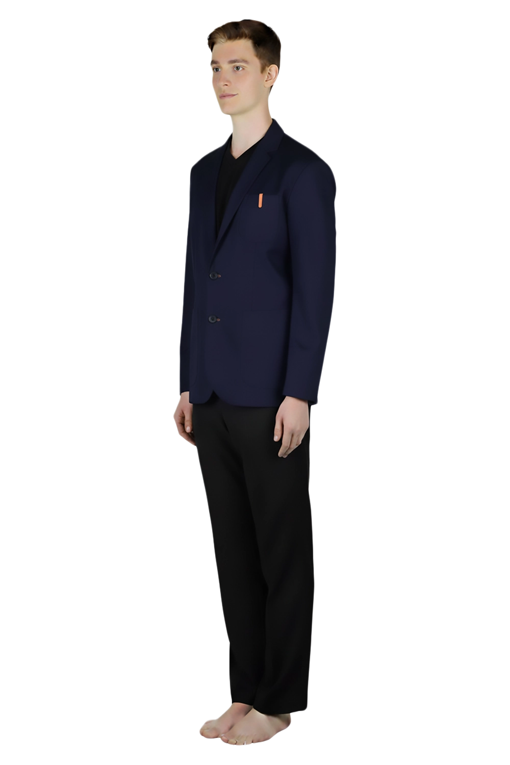 Dark Blue Men's Jacket