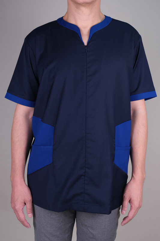 Dual Tone Comfort Scrub Top