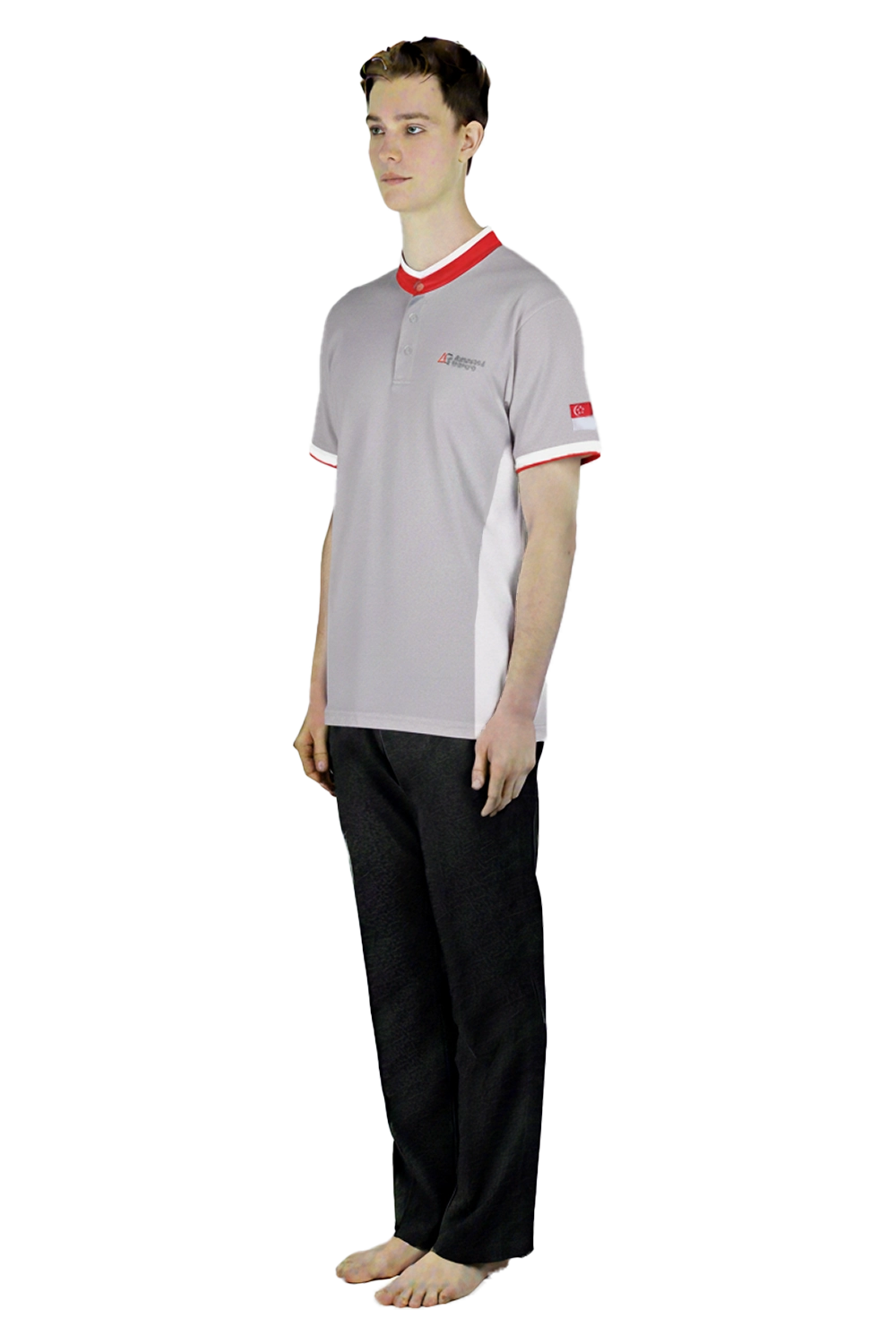 Dynamic Contrast Polo Shirt