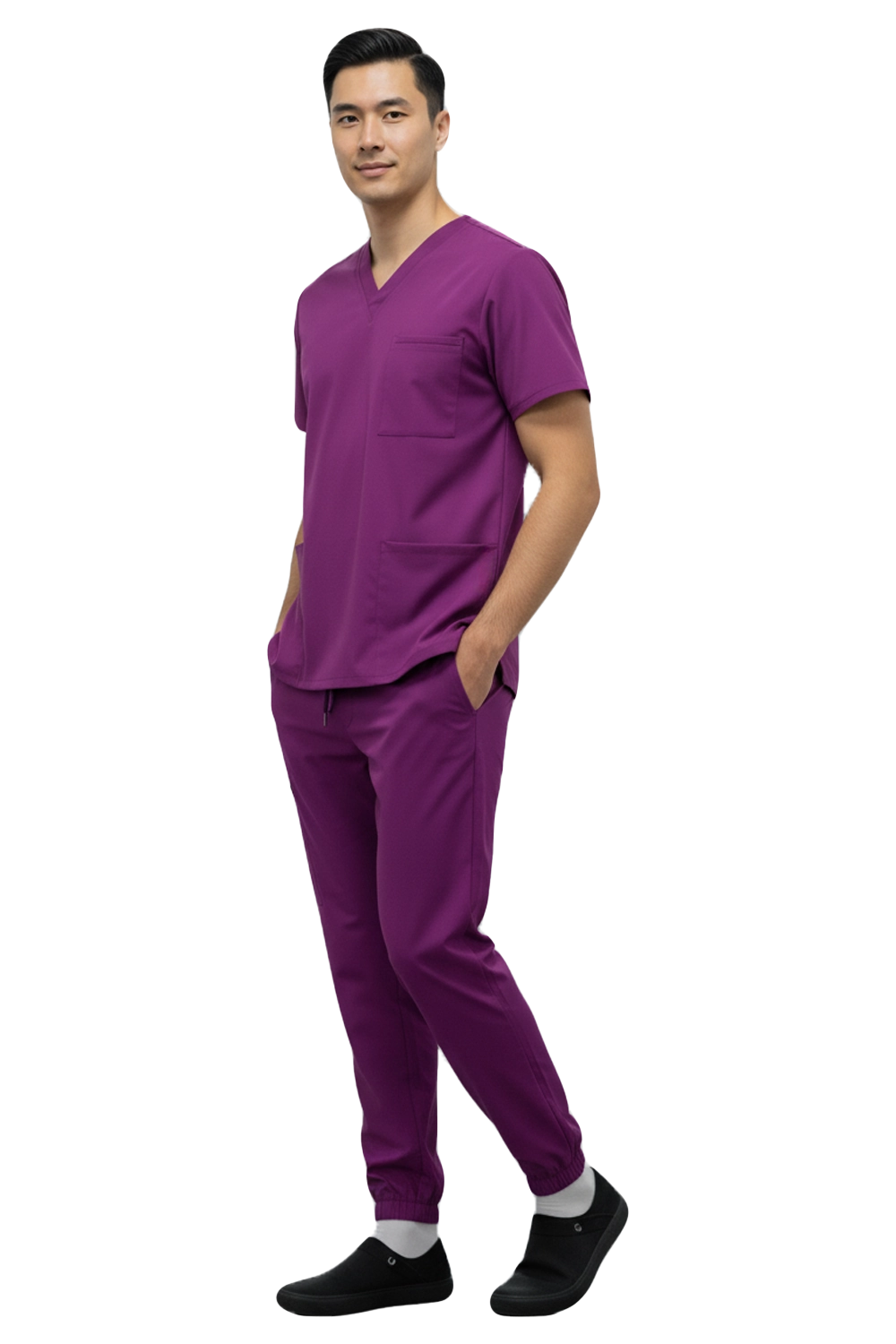 Purple Medical Staff Scrub Top — Hospital and Clinic Uniforms by CYC – CYC  Uniform