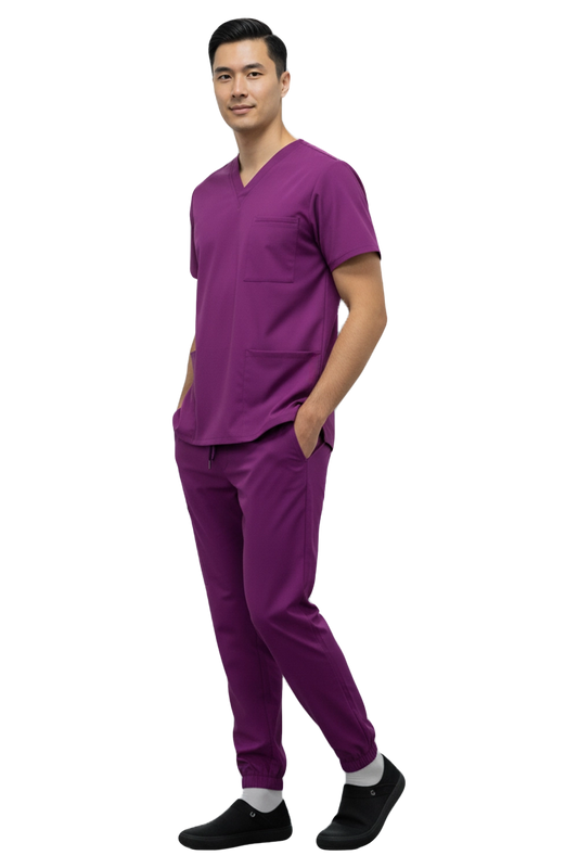 Purple Medical Scrub Top