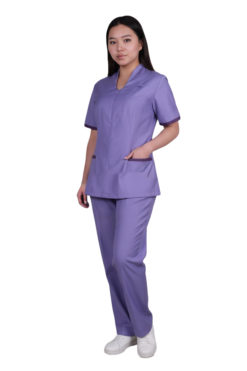 Lilac Nurse Blouse