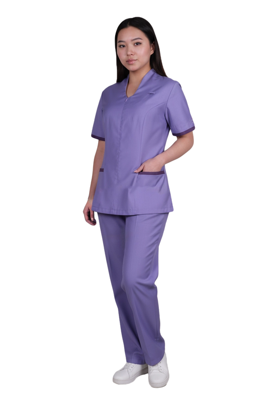 Lilac Nurse Blouse