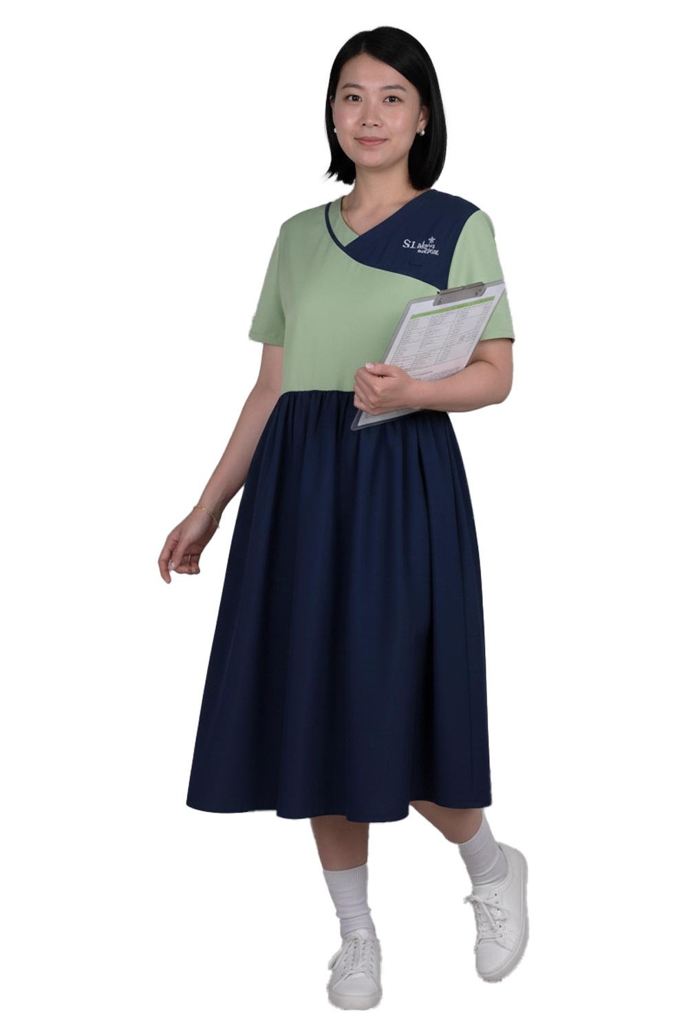 Two-Tone Nurse Dress