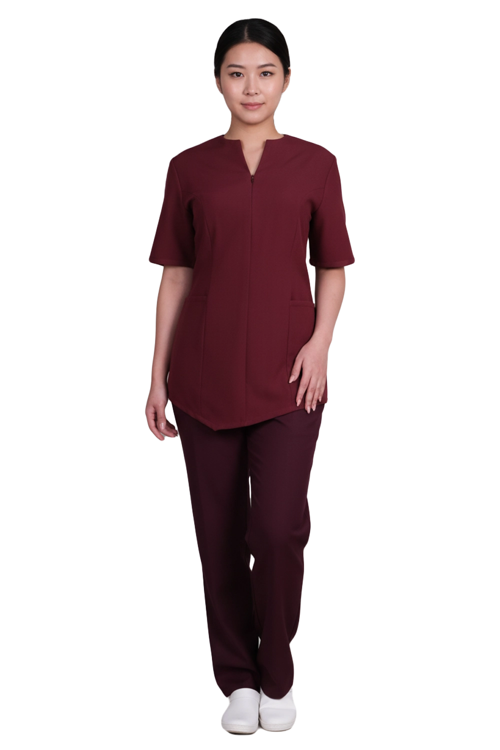 Maroon Nurse Blouse