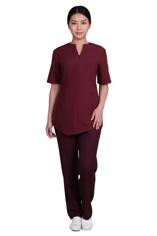 Maroon Nurse Blouse