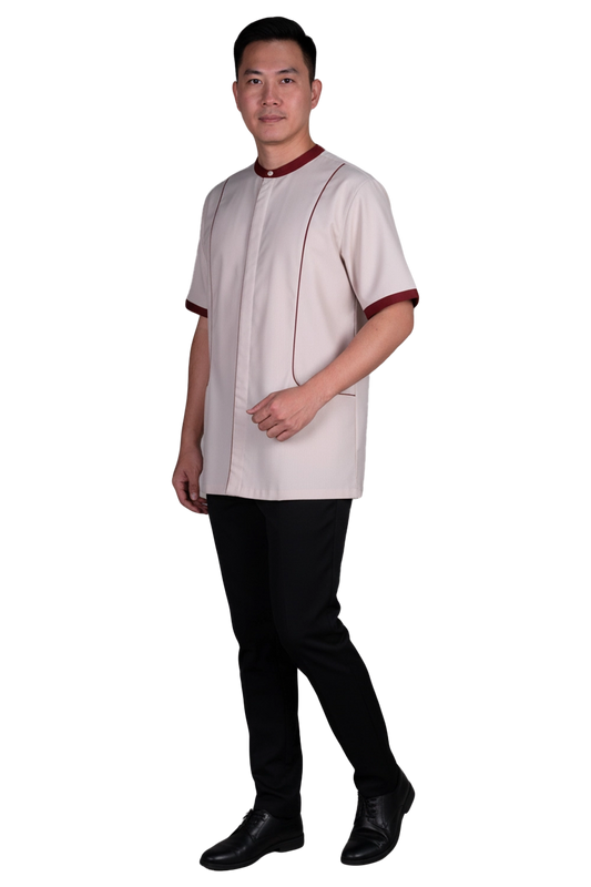 Striped Hospitality Service Shirt