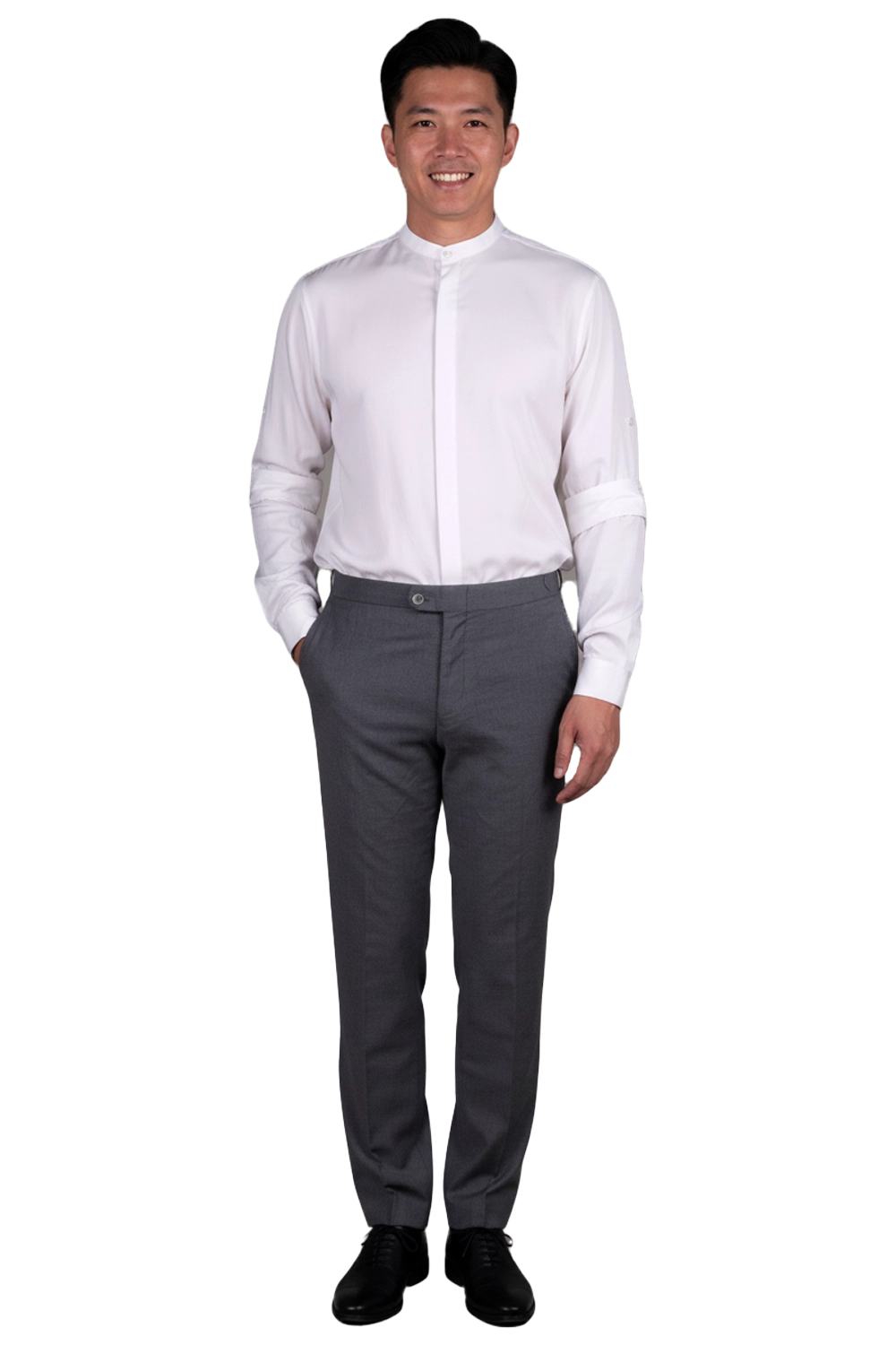 Long Sleeve Mandarin Shirt