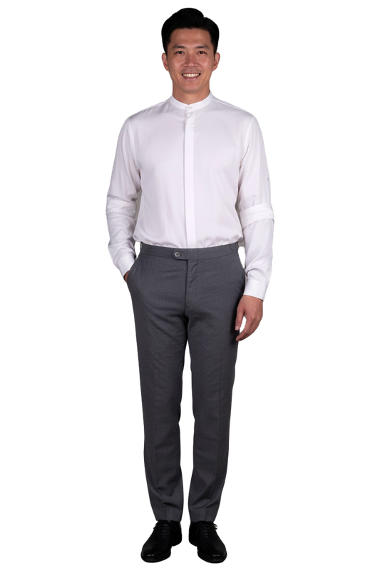 Long Sleeve Mandarin Shirt