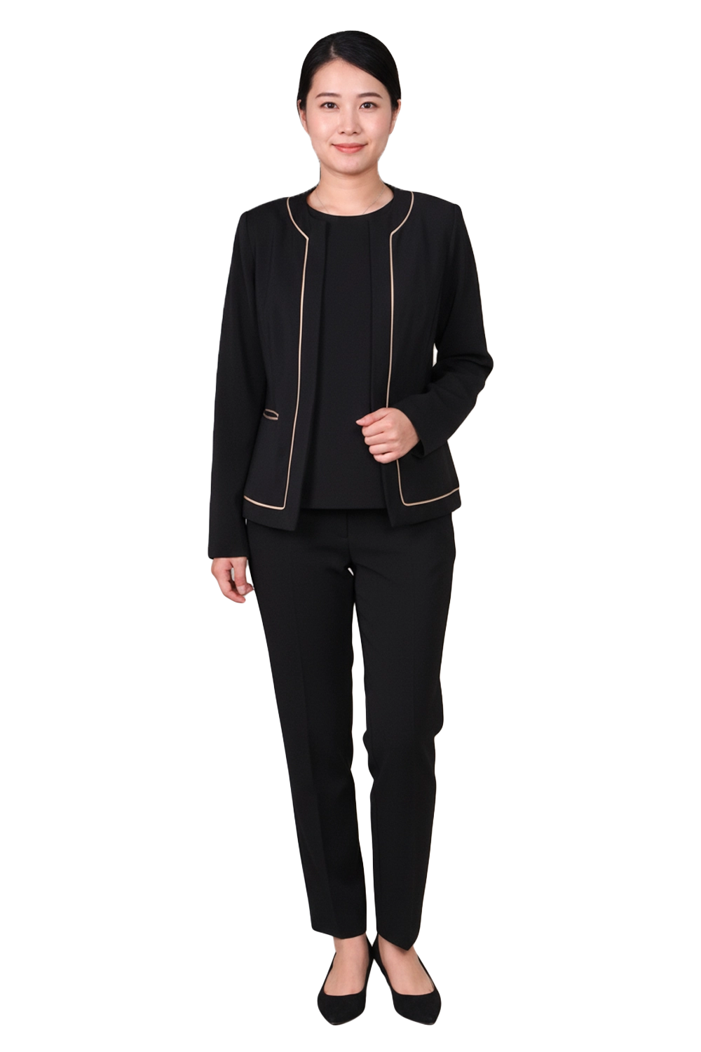 Ladies Blazer with Piping Details