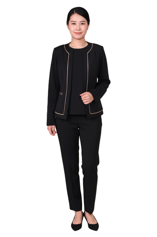 Ladies Blazer with Piping Details