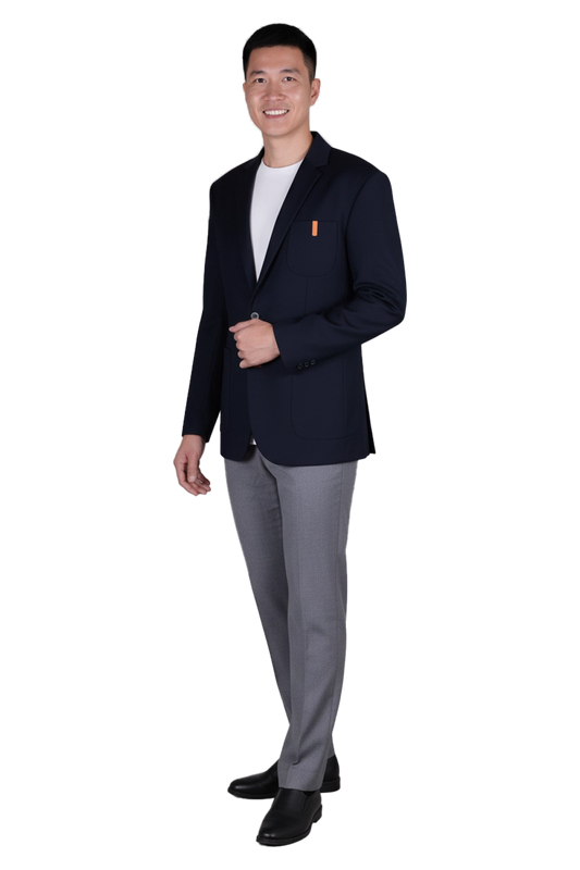 Dark Blue Men's Jacket