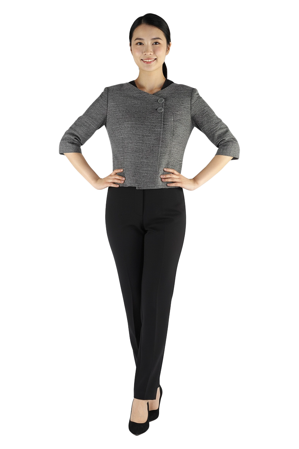 Cropped Ladies Jacket Uniform