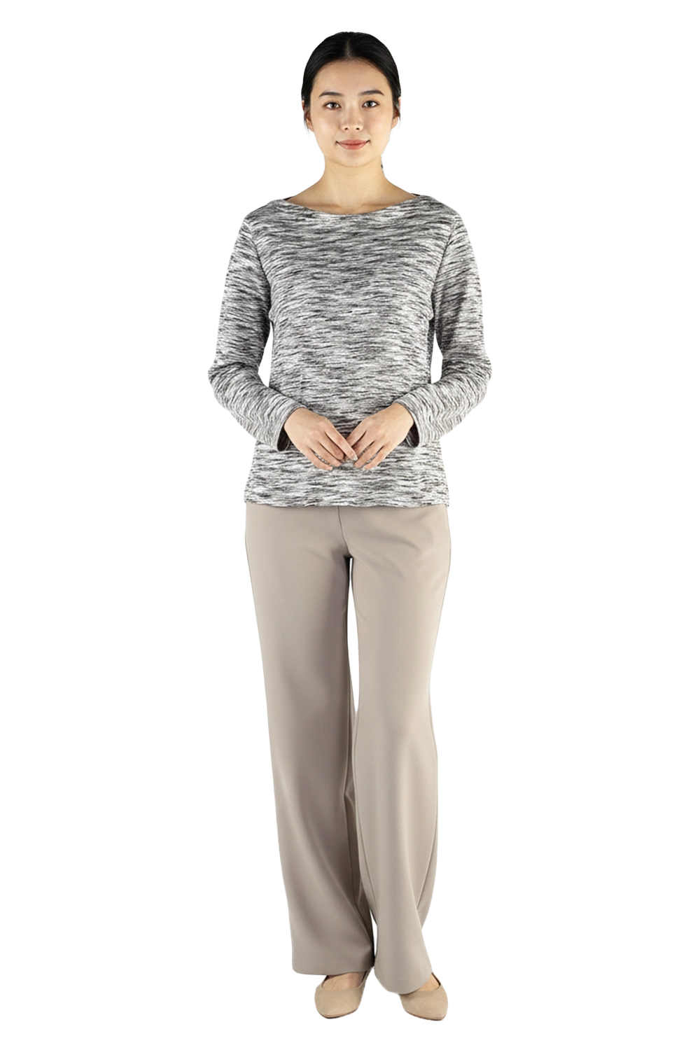 Grey Heather Blouse