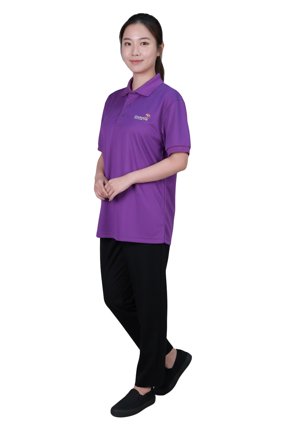 Purple Unisex Polo Shirt