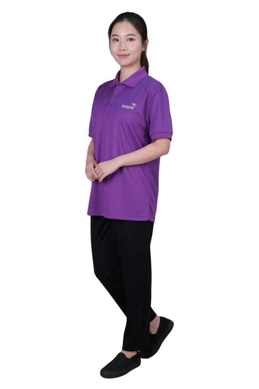 Purple Unisex Polo Shirt