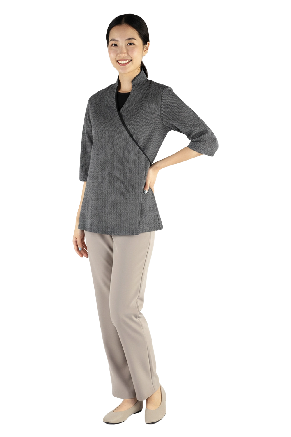 Stand Collar Happi Coat - Uniform