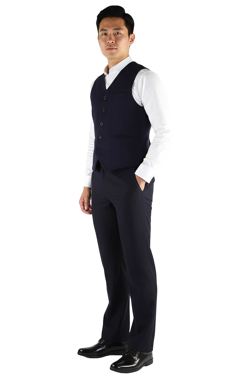 Mens Classic Navy Vest Uniform