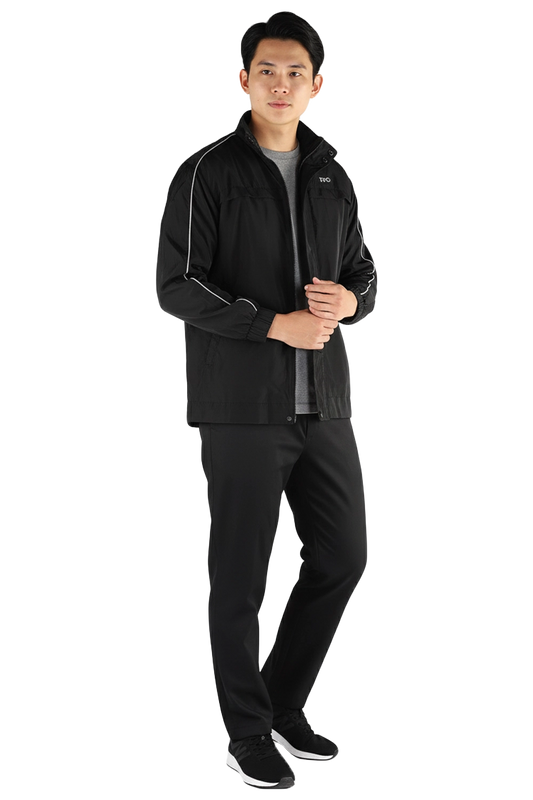 Lightweight Windbreaker with White Trims