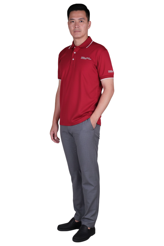 Red Short Sleeve Polo Shirt