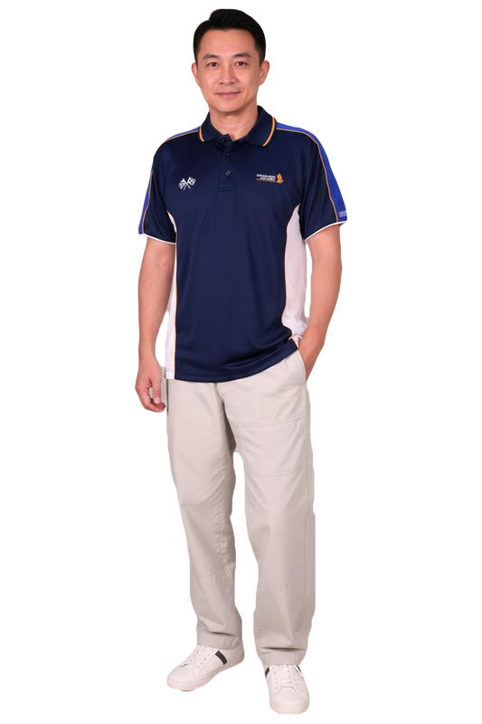 Customised Embroidery Navy Polo Shirt