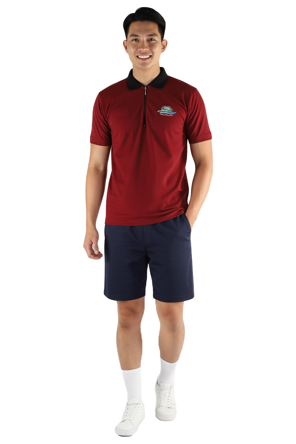Red Unisex Polo Tee Uniform