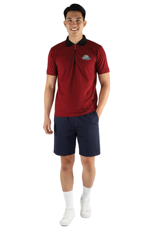Red Unisex Polo Tee Uniform