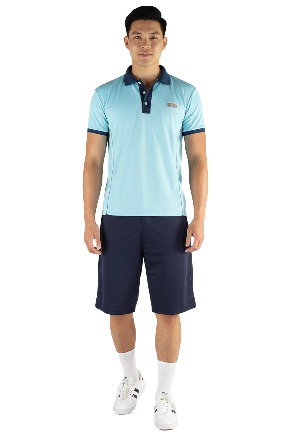 Men's Polo Tee Shirt Uniform with Custom Logo