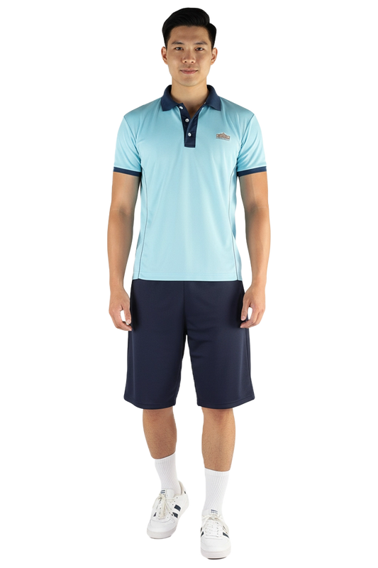 Men's Polo Tee Shirt Uniform with Custom Logo