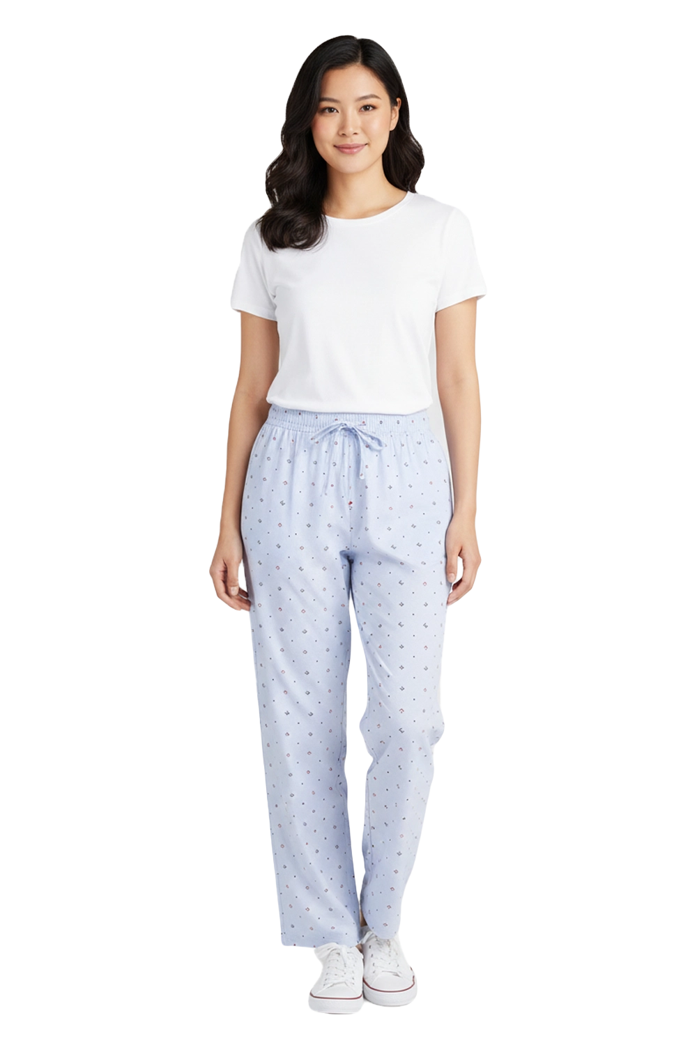 Inpatient Pyjama Pants with Geometric Print