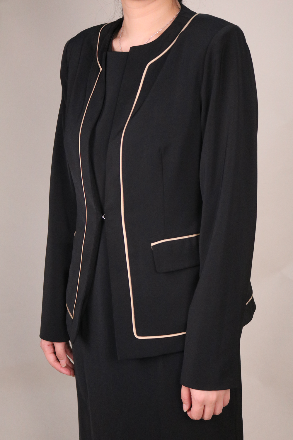 Ladies Blazer with Piping Details