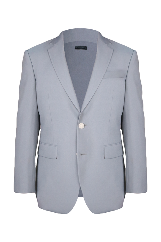 Men's Classic Light Grey Two-Pieces Suit