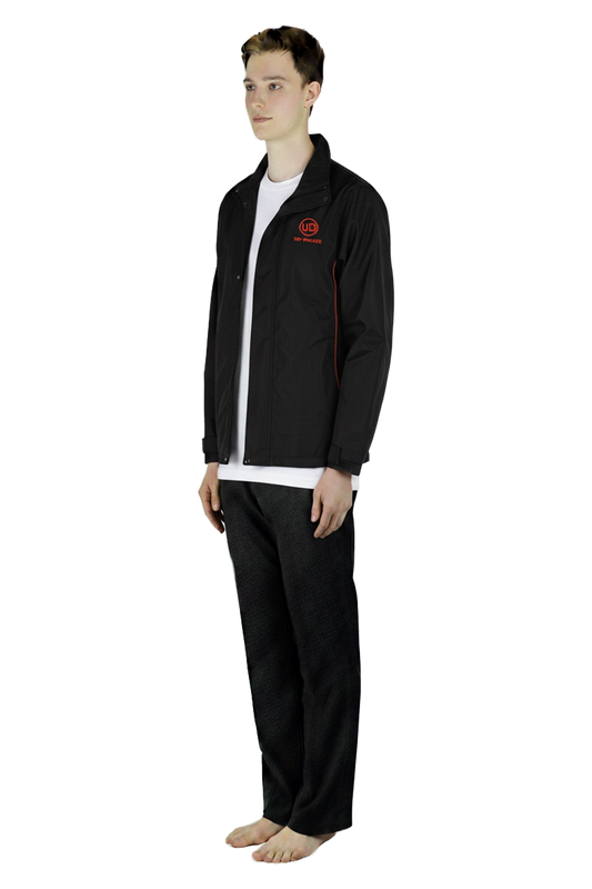 Lightweight Windbreaker with Red Trims