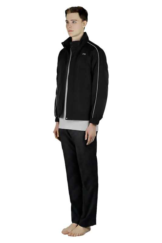Lightweight Windbreaker with White Trims