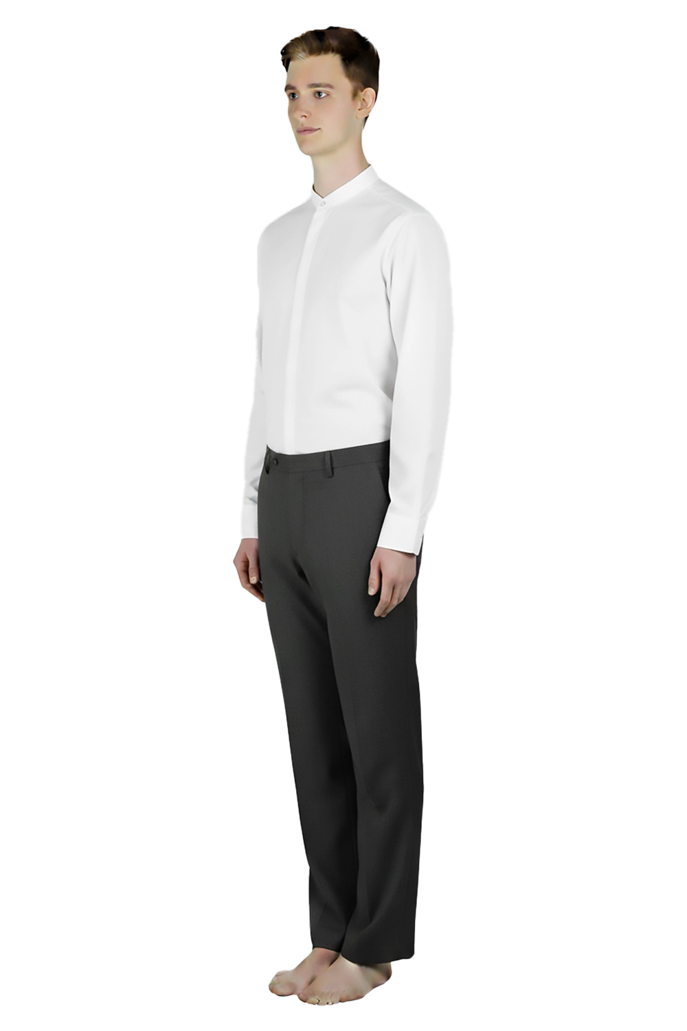 Long Sleeve Mandarin Shirt